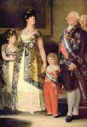 Francisco de Goya Portrat der Familie Karls IV oil painting artist
